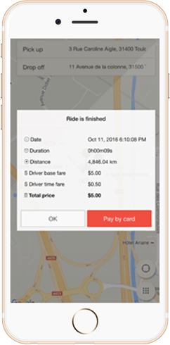 IWH Appsâ€˜s TaxiRide feature