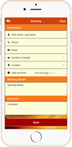 IWH Apps Booking feature